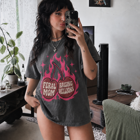 Feral Moms Raising Hellions T-shirt