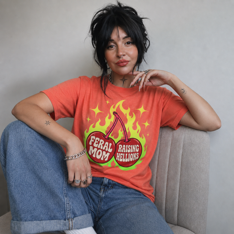 Feral Moms Raising Hellions T-shirt