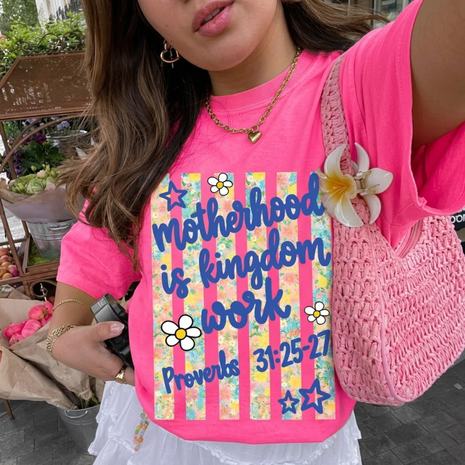 Motherhood Is Kingdom Work T-shirt