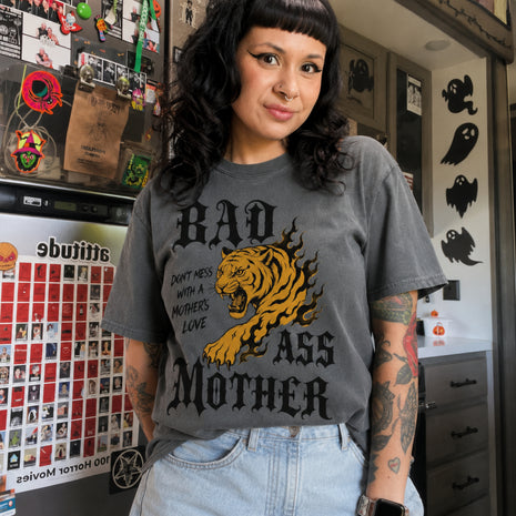 Badass Mama Tiger Graphic T-shirt