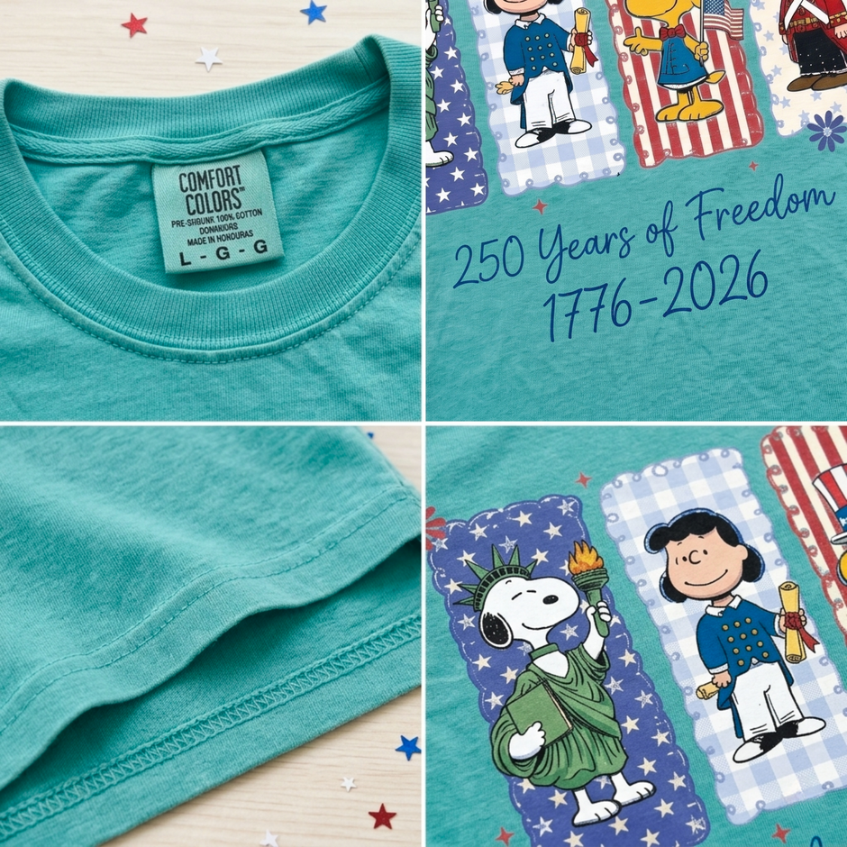 USA 250 Years Patriotic 4th of July T-shirt