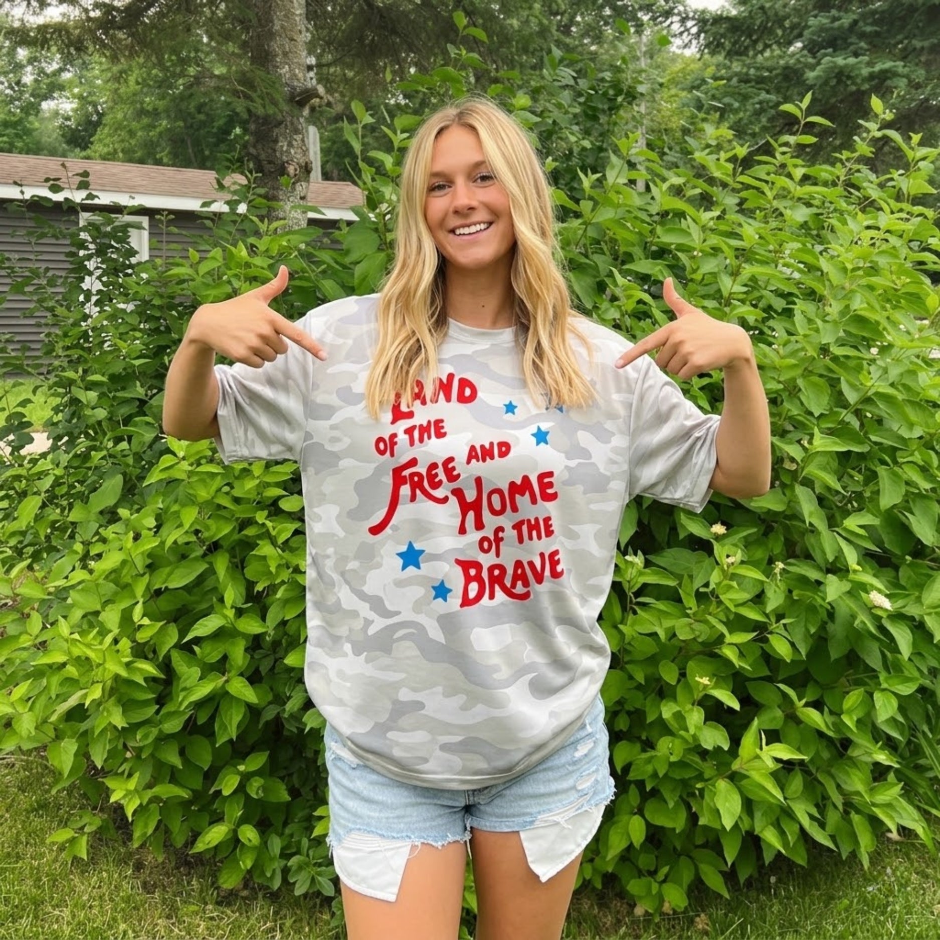 All Over Print Celebrate Freedom 4th of July T-shirt