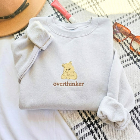 Embroidered Mama Bear Overthinking Sweatshirt