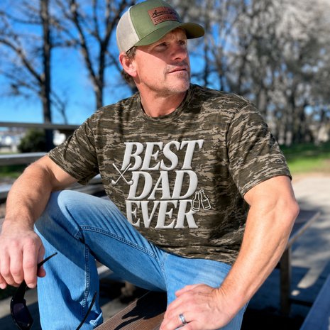 PUFF Marsh Camo Best Dad Ever T-shirt