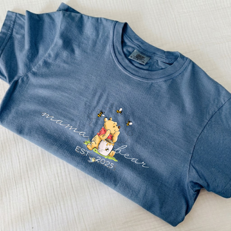 Personalized Mama Bear Graphic T-shirt