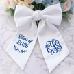 Personalized Prom Bouquet Sash Embroidered Name