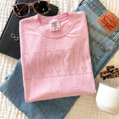 Embroidered Mama Gift Comfort T-shirt
