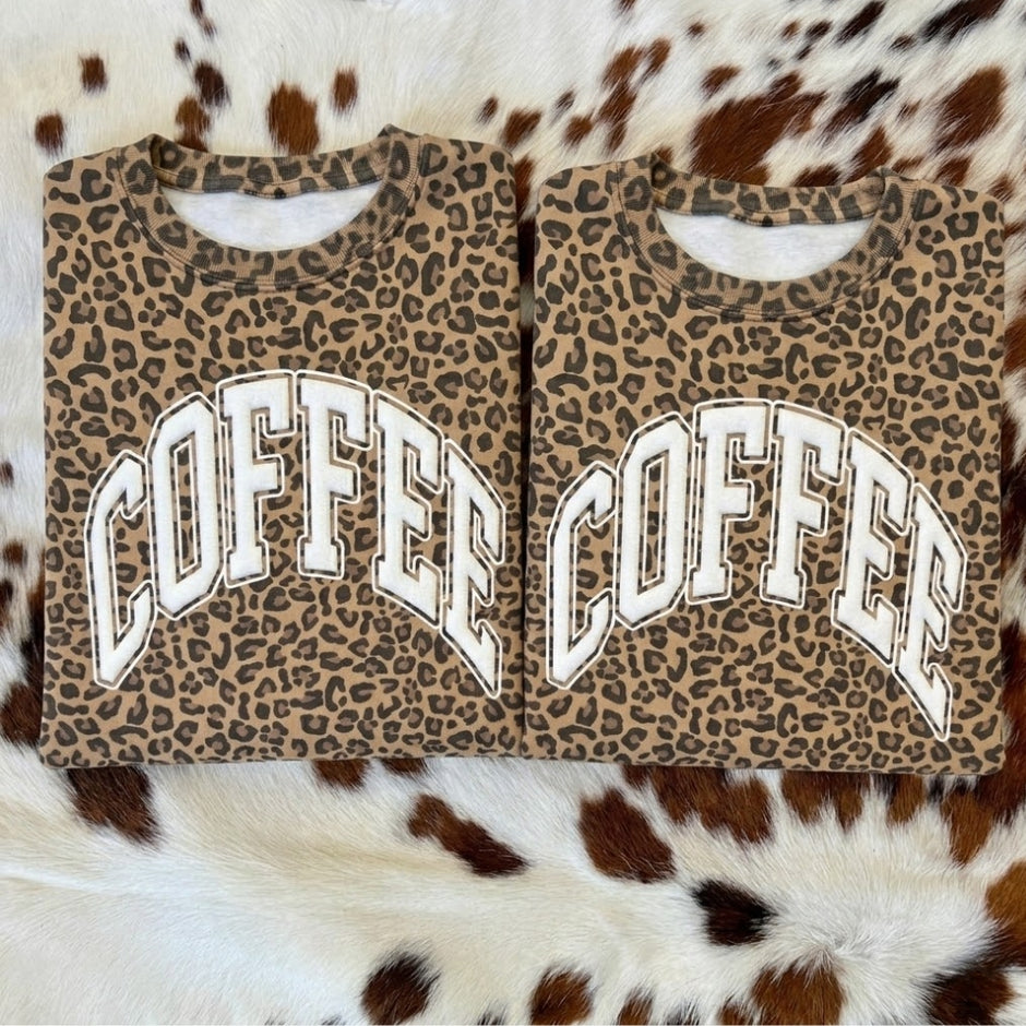 PUFF Coffee Leopard T-shirt