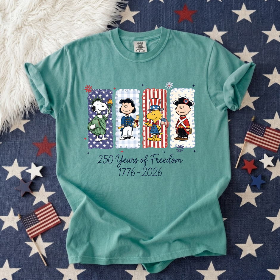 USA 250 Years Patriotic 4th of July T-shirt