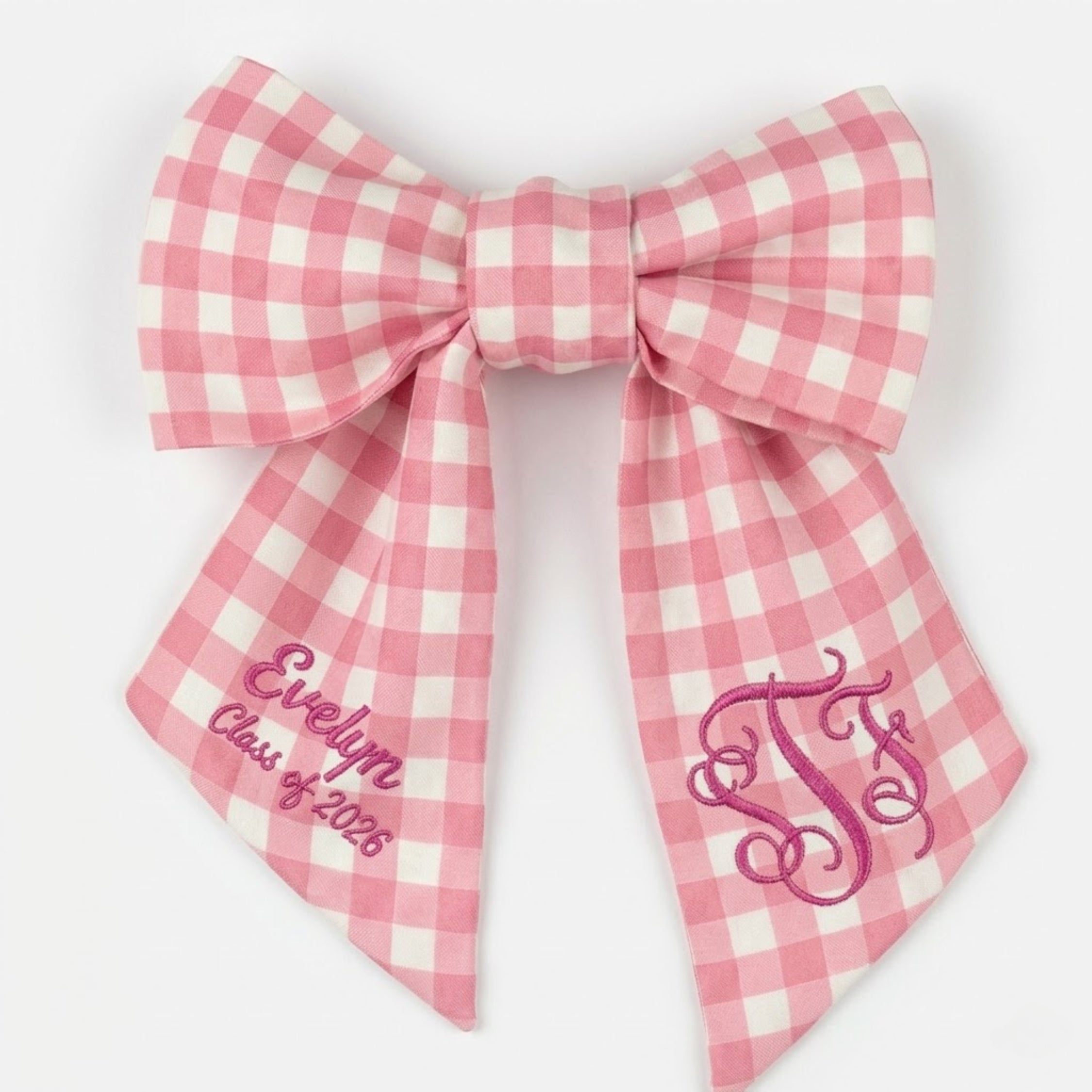 Personalized Graduation Bouquet Sash Custom Name Ribbon