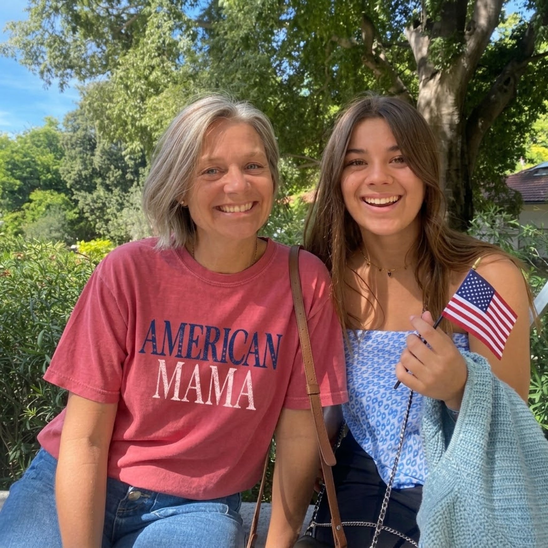 American Mama Red White and Blue T-shirt