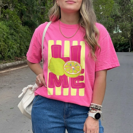 Neon Lime Graphic T-shirt