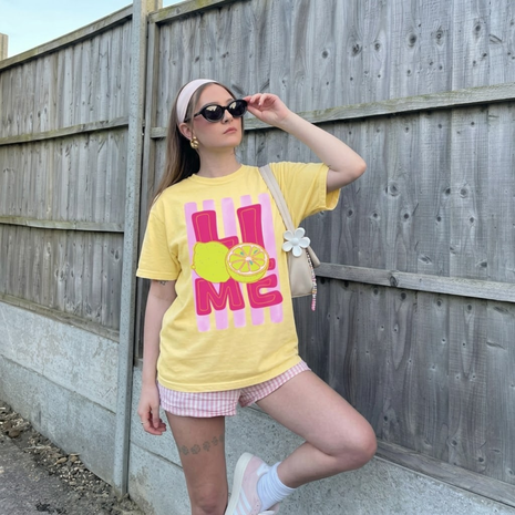 Neon Lime Graphic T-shirt