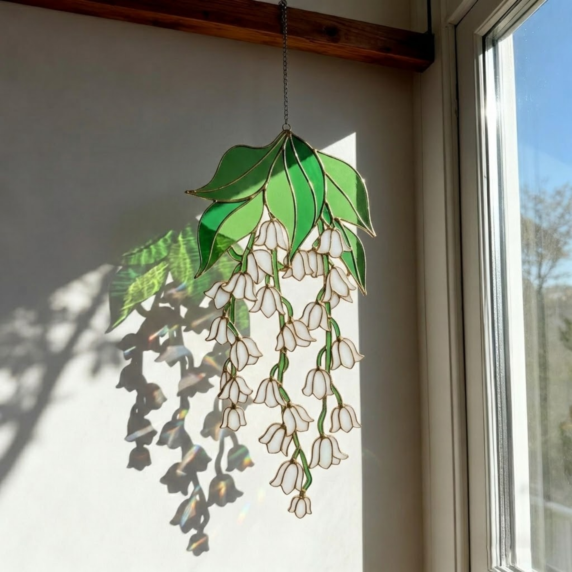 Lily of the Valley Acrylic Suncatcher