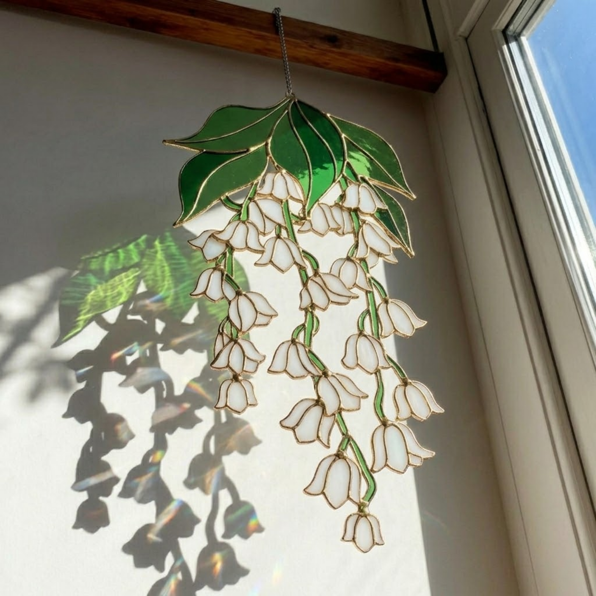 Lily of the Valley Acrylic Suncatcher