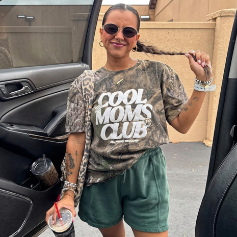 PUFF Camo Cool Moms Club T-shirt