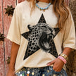 Wild Leopard Star T-Shirt