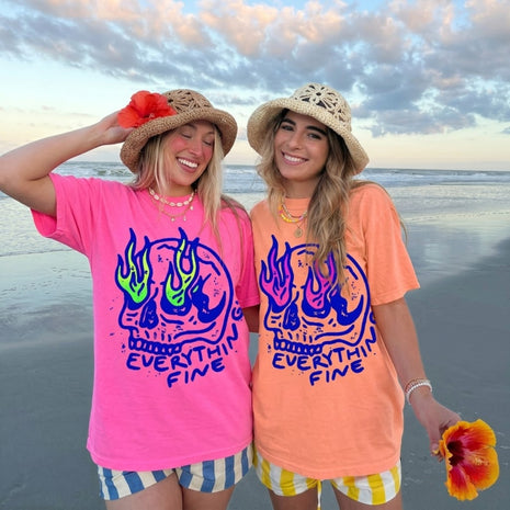 Everything Is Fine Graphic T-shirt