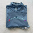 Embroidered Overstimulated Comfort Colors T-shirt