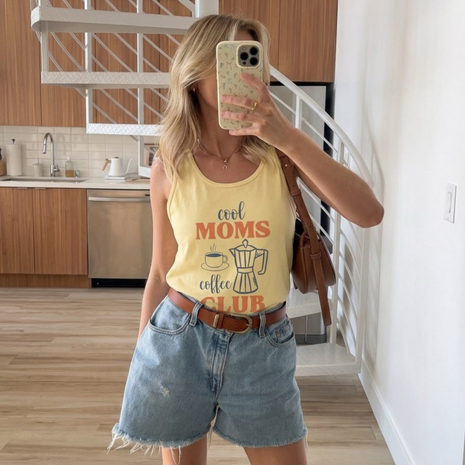 Cool Moms Coffee Club Tank Top