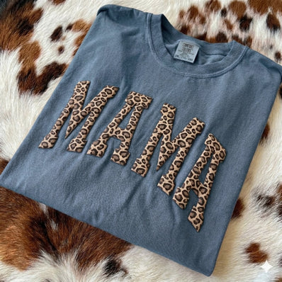 PUFF Mama Leopard Aesthetic T-Shirt
