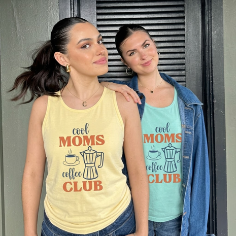 Cool Moms Coffee Club Tank Top