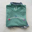 Embroidered Overstimulated Comfort Colors T-shirt