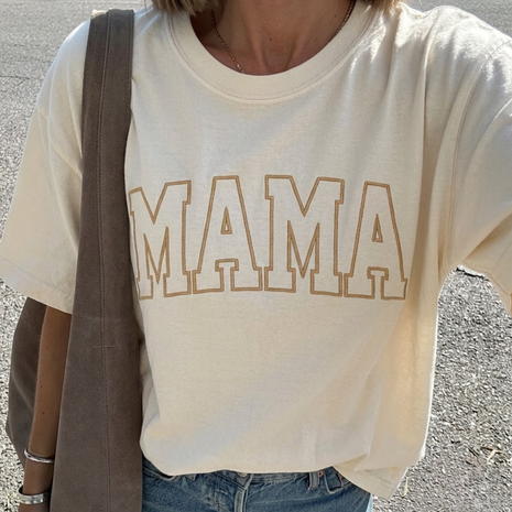 Embroidered Mama Gift Comfort T-shirt