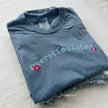 Embroidered Overstimulated Comfort Colors T-shirt