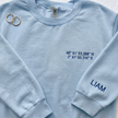 Personalized Embroidered Location Coordinates Sweatshirt