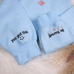 Embroidered Heart Sweatshirt, Keep Yourselft & You Got This Sleeves