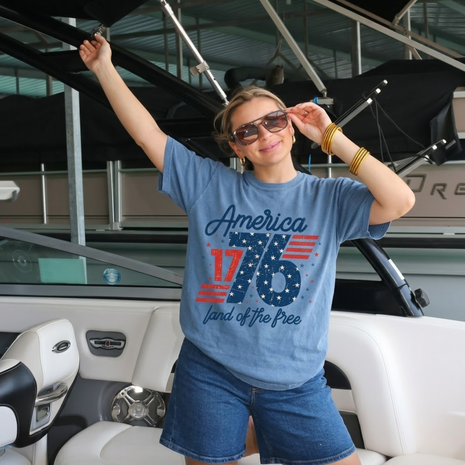 1776 America 4th of July T-shirt