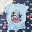 America 250th Anniversary Patriotic Dog T-shirt