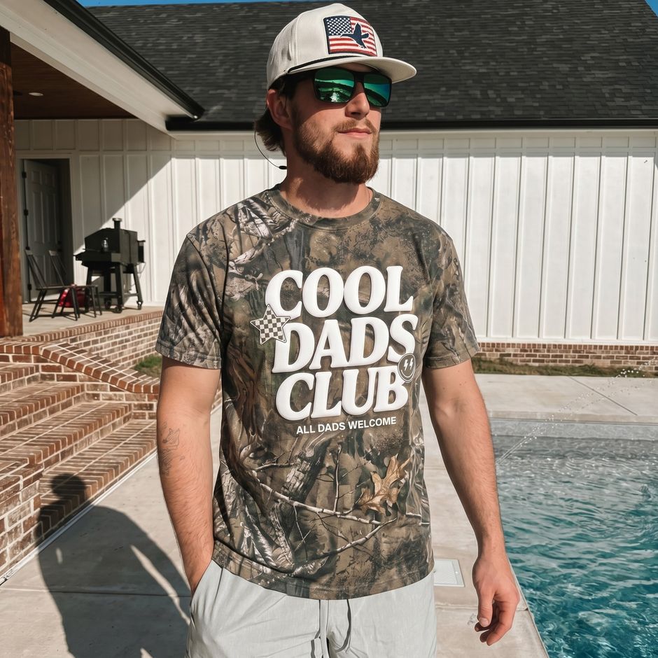 PUFF Camo Realtree Cool Dads Club T-shirt