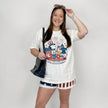 America 250th Anniversary Patriotic Dog T-shirt
