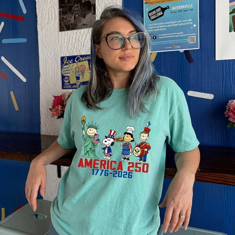 America 250th Anniversary Patriotic T-shirt