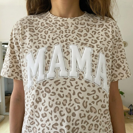 PUFF MAMA Leopard T-shirt