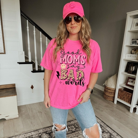 Good Moms Say Bad Words Funny T-shirt