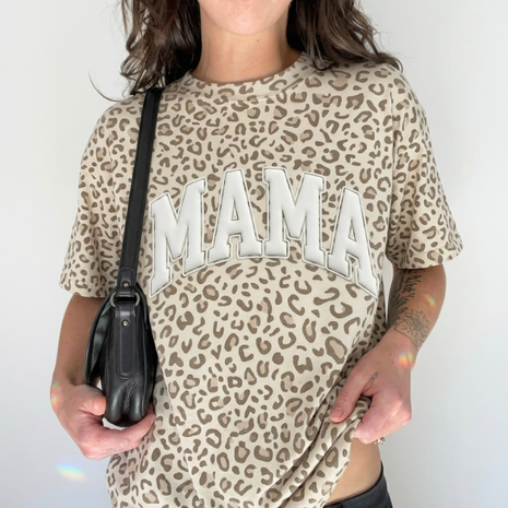 PUFF MAMA Leopard T-shirt