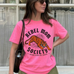 Rebel Mom Tiger Graphic Shirt