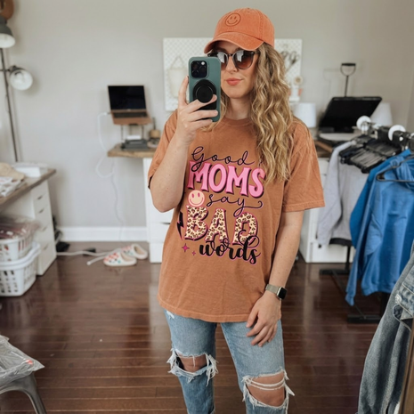 Good Moms Say Bad Words Funny T-shirt