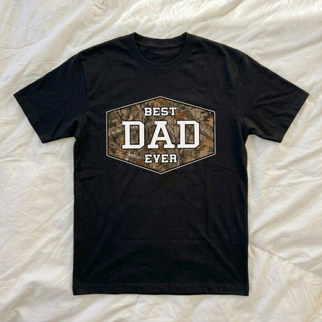 Best Dad Ever Camo Matching T-Shirts