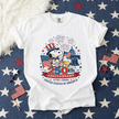 America 250th Anniversary Patriotic Dog T-shirt