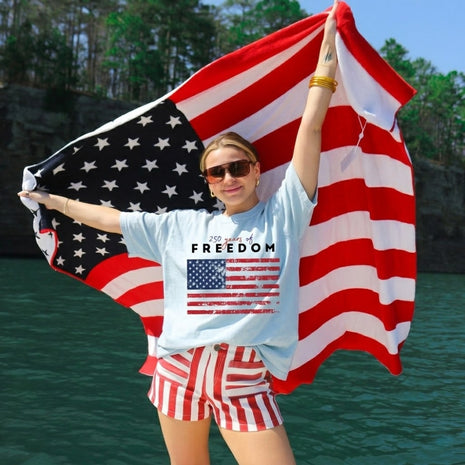 American Flag 250 Years Patriotic T-shirt