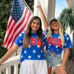 All Over Print USA Star T-shirt