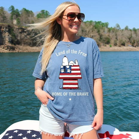 4th Of July Land of the Free T-shirt