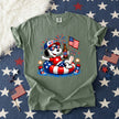 Patriotic Dogs 4th of July T-shirt
