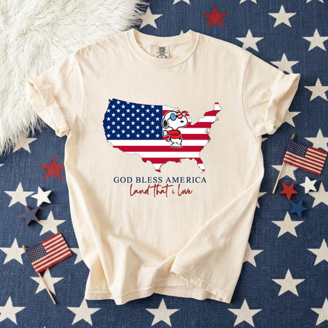 God Bless America Flag T-shirt