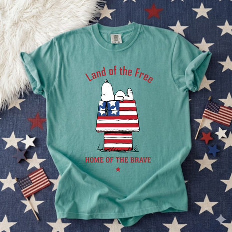4th Of July Land of the Free T-shirt