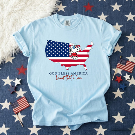 God Bless America Flag T-shirt